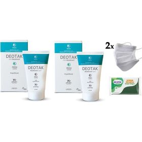 Deotak Fresh Mentol 35 ml 2 Adet Unisex Krem Deodorant