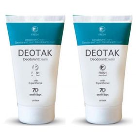 Deotak Fresh Mentol 35 ml 2 Adet Unisex Krem Deodorant