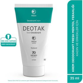Deotak Fresh Mentol 35 ml Krem Stick Deodorant