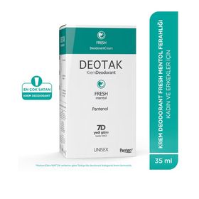 Deotak Fresh Mentol 35 ml Unisex Deo Krem