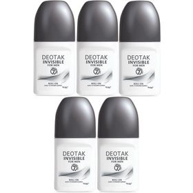 Deotak Invisible 35 ml 5 Adet Erkek Roll-On