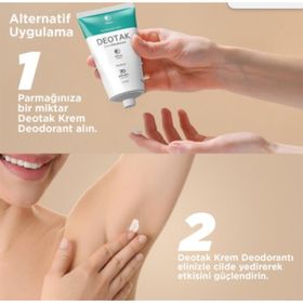 Deotak Karma 35 ml 16 Adet Normal Cilt Mentol Hassas Çay Ağacı Yağı Unisex Krem Deodorant
