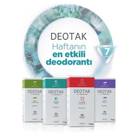 Deotak Karma 35 ml 8 Adet Normal Cilt Mentol Hassas Çay Ağacı Yağı Unisex Krem Deodorant
