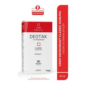Deotak Klasik 10x35 ml Unisex Krem Deodorant