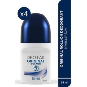 Deotak Original 4x35 ml Erkek Roll-On Deodorand