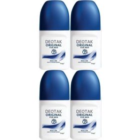 Deotak Original For Men 4x35 ml Roll-On Deodorant