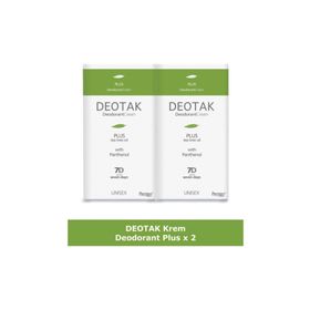 Deotak Plus 2'li 35 ml Antiperspirant Krem Deodorant
