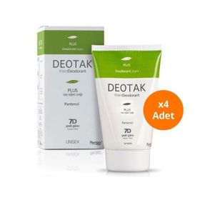 Deotak Plus Çay Ağaçı Yağı 35 ml x 4 Adet Krem Deodorant
