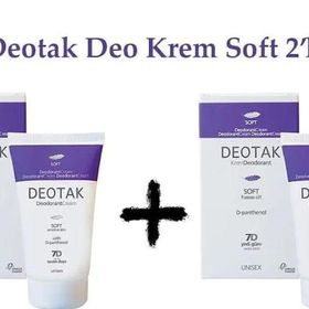 Deotak Soft 2x35 ml Unisex Krem Deodorant