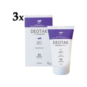 Deotak Soft Hassas Ciltler 3'lü 35 ml Krem Deodorant