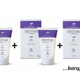 Deotak Soft Hassas Ciltler 3'lü 35 ml Krem Deodorant