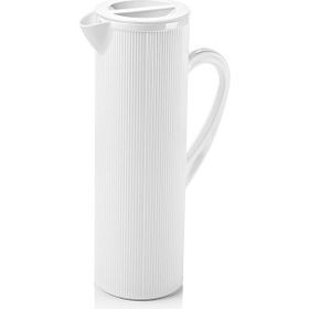 Depa 1.5 lt Akrilik Barok Beyaz Sürahi