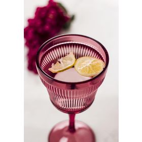 Depa 300 ml 6 Adet Akrilik Mürdüm Kahve Yanı Su Bardağı