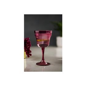 Depa 300 ml 6 Adet Akrilik Mürdüm Kahve Yanı Su Bardağı