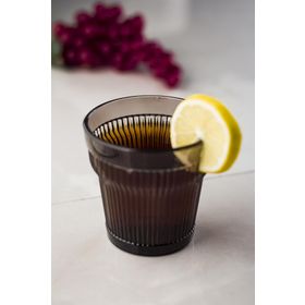 Depa 300 ml 6 Adet Akrilik Şeffaf Kahve Yanı Su Bardağı