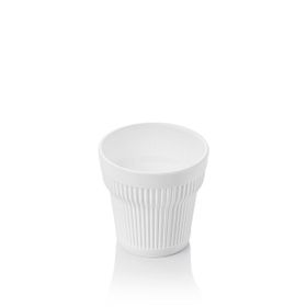 Depa 300 ml Akrilik Beyaz Kahve Yanı Su Bardağı