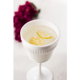 Depa 300 ml Akrilik Beyaz Kahve Yanı Su Bardağı