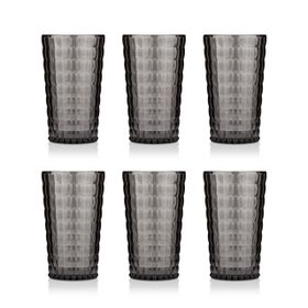 Depa 750 ml 6 Adet Akrilik Füme Su Bardağı