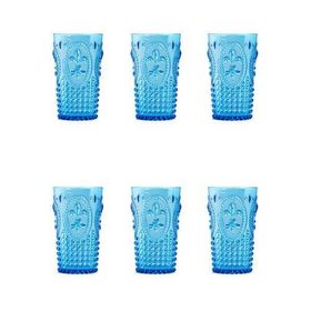 Depa 750 ml 6 Adet Akrilik Mavi Su Bardağı