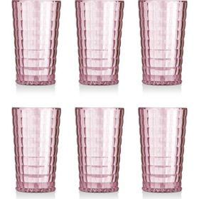 Depa 750 ml 6 Adet Akrilik Mürdüm Uzun Su Bardağı