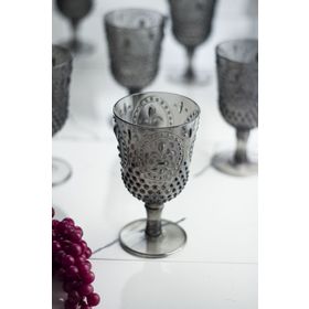 Depa Akrilik Füme 450 ml Tekli Kadeh & Su Meşrubat Kahve Yanı Bardağı