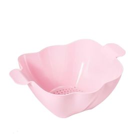 Depa Akrilik Koyu Pembe Makarna Sebze Meyve Süzgeçi
