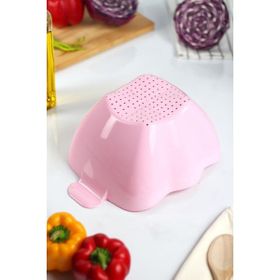 Depa Akrilik Koyu Pembe Makarna Sebze Meyve Süzgeçi