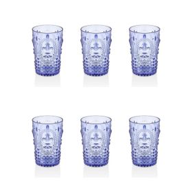 Depa Akrilik Mavi 400 ml 6 Adet Kahve Yanı Su Bardağı
