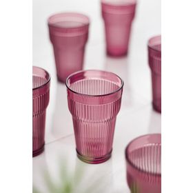 Depa Akrilik Mürdüm 400 ml Tekli Uzun Bardak & Su Meşrubat Bardağı