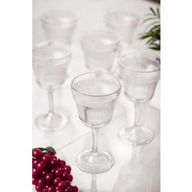 Depa Akrilik Şeffaf Tekli 300 ml Kadeh & Su Meşrubat Kahve Yanı Bardağı