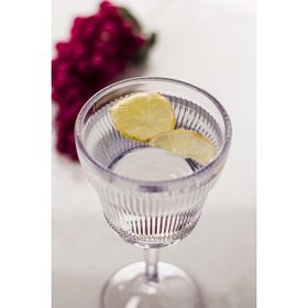 Depa Akrilik Şeffaf Tekli 300 ml Kadeh & Su Meşrubat Kahve Yanı Bardağı