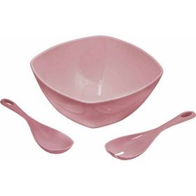 Depa Akrilik Soft Pembe Kare Salata Kasesi