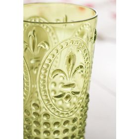 Depa Akrilik Yeşil Tekli Kısa 400 ml Bardak & Su Meşrubat Kahve Yanı Bardağı