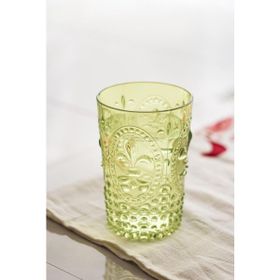 Depa Akrilik Yeşil Tekli Kısa 400 ml Bardak & Su Meşrubat Kahve Yanı Bardağı