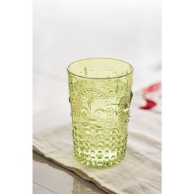Depa Akrilik Yeşil Tekli Kısa 400 ml Bardak & Su Meşrubat Kahve Yanı Bardağı