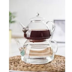 Depa Dore Isaya Dayanıklı Borosilikat 750 / 1300 ml Cam Çaydanlık