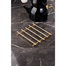 Depa Gold Paslanmaz Nihale & Çaydanlık ve Tencere Altlığı