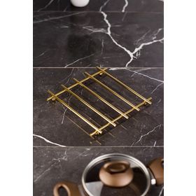 Depa Gold Paslanmaz Nihale & Çaydanlık ve Tencere Altlığı