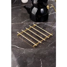 Depa Gold Paslanmaz Nihale & Çaydanlık ve Tencere Altlığı