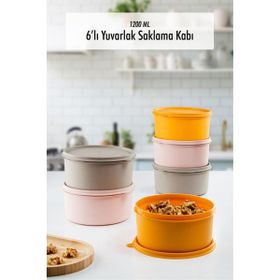 Depa Yuvarlak 1200 ml Saklama Kabı ve Kahvaltılık