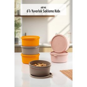 Depa Yuvarlak 600 ml Saklama Kabı ve Kahvaltılık