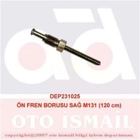 Depar 1025 M131 120 cm Sağ Ön Fren Borusu