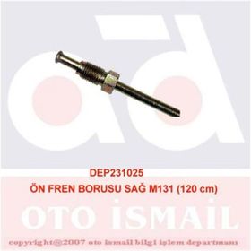 Depar 1025 M131 120 cm Sağ Ön Fren Borusu