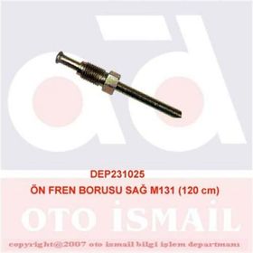 Depar 1025 M131 120 cm Sağ Ön Fren Borusu
