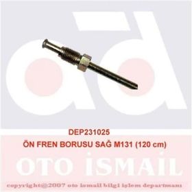 Depar 1025 M131 120 cm Sağ Ön Fren Borusu