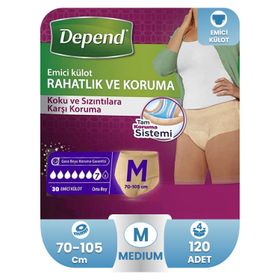 Depend 120 Adet Kadın M Emici Külot