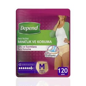 Depend 120 Adet Kadın M Emici Külot