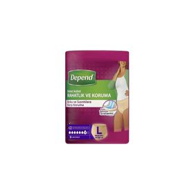 Depend 42-50 Beden 9+9 18 Adet Kadın Büyük Boy Emici Külot