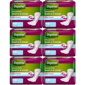 Depend 6x8 Normal Rahatlık ve Koruma Mesane Pedi