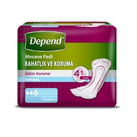 Depend 8 Adet Kadın Normal Mesane Pedi